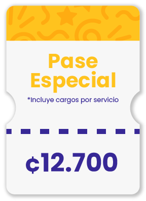 Tiquete precio Pase Especial