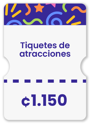 tiquetes de atracciones junio 2025