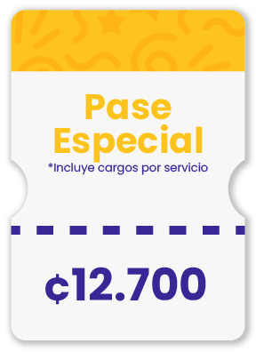 Tiquete precio Pase Especial junio 2025