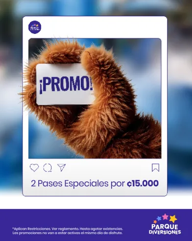 Promoción 2 Pases Especiales por 15 000 